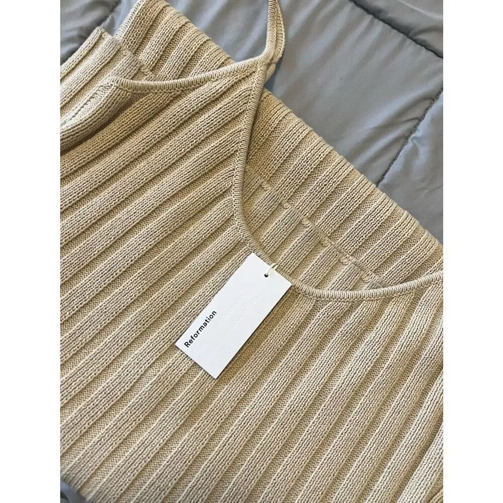 REFORMATION - SAMANTHA COTTON SWEATER DRESS - Picture 11 of 11